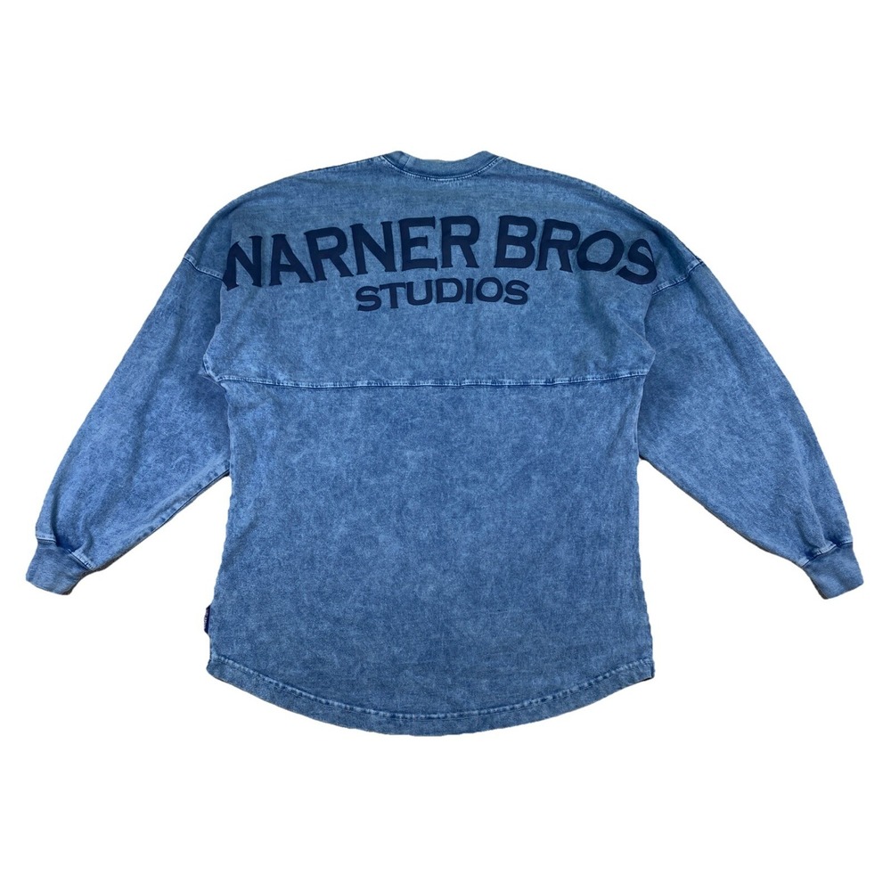 Warner Bros Studio Tour WB Established 1923 Shirt Blue Spirit Jersey Size XS - Picture 2 of 6